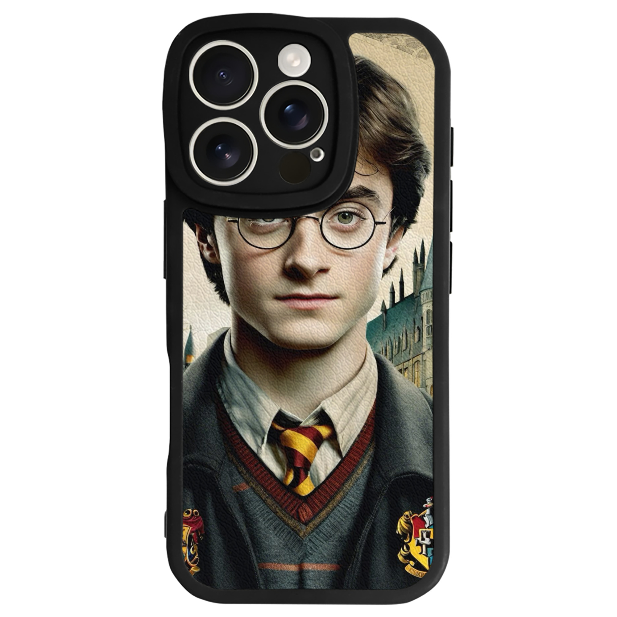 （画像用） Harry Potter ハリー・ポッターシリーズ 【iPhone 16シリーズ対応】シリコンスマホケース（レザー調） 材質：シリコン